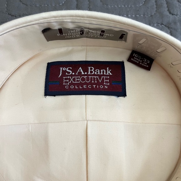 Jos. A. Bank Executive Collection Men's Ivory Dress Shirt - Picture 2 of 3